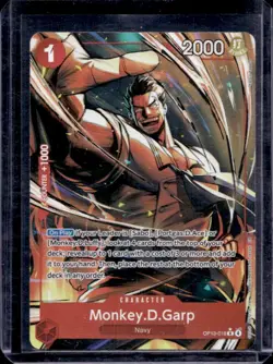 2025 One Piece Carrying on His Will Monkey.D.Garp Alternate Art Rare #OP13-016 - Image 1