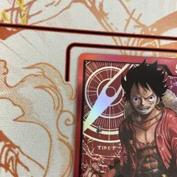 One Piece English Monkey.D.Luffy ST01-001 Leader Foil - Heavily Played - Image 5