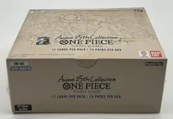 One Piece English EB-02 Anime 25th Collection Extra Booster Box Sealed - Image 2
