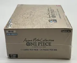 One Piece English EB-02 Anime 25th Collection Extra Booster Box Sealed - Image 4