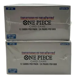 Lot of (2) One Piece English OP-05 Awakening of the New Era Booster Box Sealed - Image 4