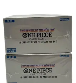 Lot of (2) One Piece English OP-05 Awakening of the New Era Booster Box Sealed - Image 5