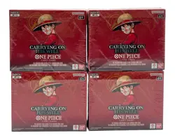 Lot of (4) One Piece OP-13 English Carrying On His Will Booster Boxes Sealed - Image 1