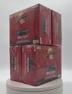 Lot of (4) One Piece OP-13 English Carrying On His Will Booster Boxes Sealed - Image 2