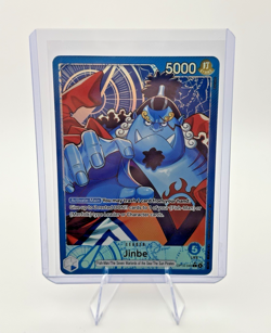Jinbe - OP14-040 (Alternate Art) Leader The Azure Sea's Seven Foil NM - Image 1
