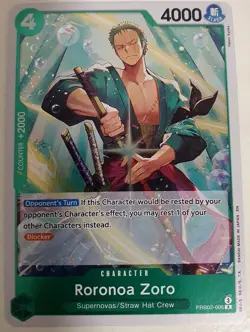Roronoa Zoro - PRB02-006 Premium Booster - ENGLISH -The Best- Vol. 2 Foil 1x - Image 1