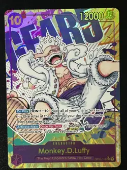 One Piece TCG OP05-119 Monkey D. Luffy Gear 5 Parallel SEC Alt Art English - Image 1
