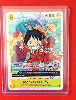 Monkey.D.Luffy • OP07-109 SR Premium Booster Holo Foil One Piece TCG NM - Image 1