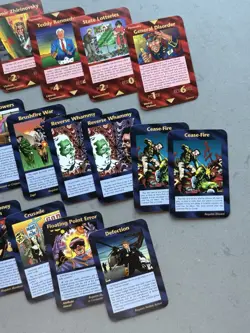 1995 Illuminati New World Order Assassins Card Game Lot - 18 Cards - LP / NM - Image 2