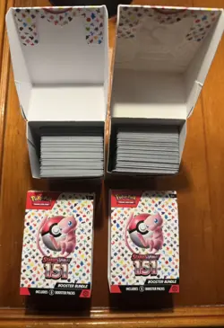 Bulk Pokemon Cards - Scarlet & Violet 151 set with booster bundle boxes - Image 2