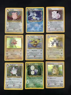 Vintage Pokemon Card Lot - Rare Holo WOTC Era Collection - Base Set 2 - MP/HP - Image 1