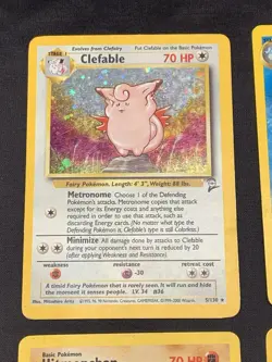 Vintage Pokemon Card Lot - Rare Holo WOTC Era Collection - Base Set 2 - MP/HP - Image 2