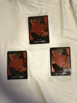 3x SEALED Foil DON!! Card Op-Op Fruit Devil Fruits Collection Vol. 3 One Piece - Image 1