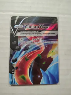 Zacian V Union SWSH164 Sword & Shield Black Star Promo Holo Pokemon Card TCG - Image 1