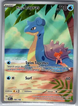 Misty's Lapras 194/182 SV10: Destined Rivals - Pokemon Card - NM - Image 1