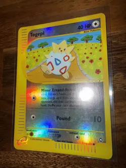 Pokemon Card Togepi 114/147 Reverse Holo Aquapolis 014💎NM LP+💎 - Image 1