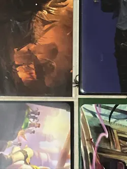 Final Fantasy MTG Gold Stamped Error Card Lot Corners Not Cut On Stamped Card - Image 5