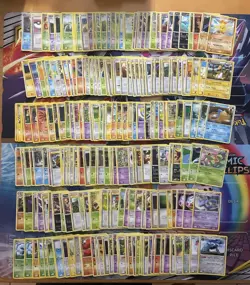Vintage Pokemon Card Lot Fire Lapras Meganium Ampharos 230+ - Image 1