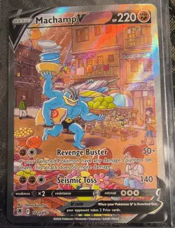 Pokemon Machamp V SWSH10 Astral Radiance 172/189 Full Art Ultra Rare Holo Card - Image 1