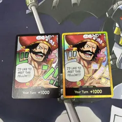 One Piece TCG Gol.D.Roger GOLD DON!! Card (OP-13) English NM (+regular Version) - Image 1