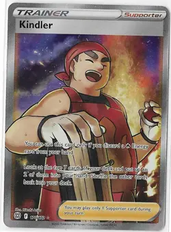 Kindler - 170/172 - Pokemon Brilliant Stars Sword Shield Full Art Rare Card NM - Image 1