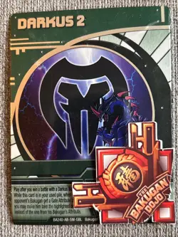 Bakugan: Battle Brawlers | Darkus 🟢 Green Ability Card | 45/48b | Foil - Image 2