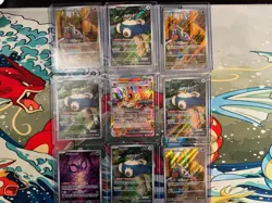 Pokemon Card Lot - Snorlax x4, Mimikyu x3, Flareon ex, Pecharunt Art Rares - NM - Image 1