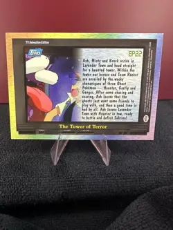 Pokemon Card - The Tower of Terror EP22 - TV Animation - Topps Series 2 - Image 2