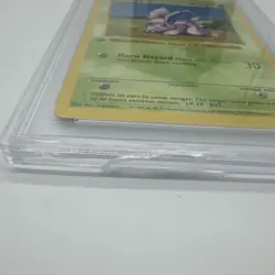 PSA 8 - Pokemon Card - Base 55/102 - NIDORAN (common) 1st Edition - NM-MT Crack - Image 4