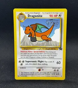 Pokemon Card Dragonite #5 RARE First Movie Stamped Black Star Promo WOTC English - Image 1