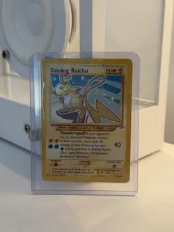 Pokemon TCG Shining Raichu Neo Destiny Holo Card 111/105 Secret Rare - Image 1