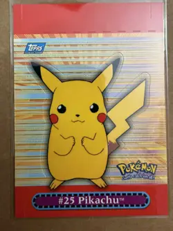 Topps Pokemon Pop up Pikachu Card - Image 1