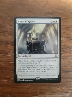 Magic The Gathering Card MTG Court of Grace Commander: Phyrexia: All Will Be One - Image 1