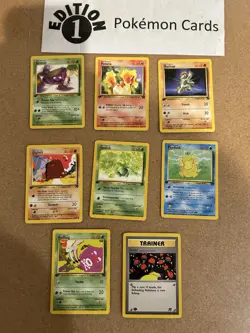 Team Rocket 1st Edition Pokemon Card Lot Vintage WOTC - Image 1