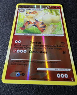 ARCANINE 50/147 Reverse Holo Supreme Victors 2009 Pokemon Uncommon Card MP - Image 3