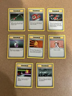 Shadowless Trainers Pokemon Card Lot Vintage WOTC - Image 1