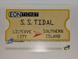 EON TICKET Pokemon Ruby & Sapphire E-Reader Card GBA RARE AUTHENTIC Minty Cond. - Image 2