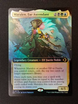 Maralen, Fae Ascendant - Extended Art Foil - Lorwyn Eclipsed - #376 - NM - Image 1