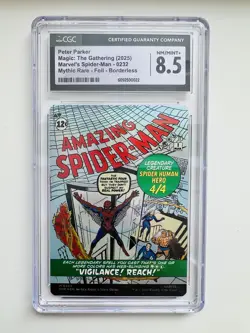 2025 Magic The Gathering Spider-Man The Amazing Spider-Man Peter Parker FOIL - Image 1