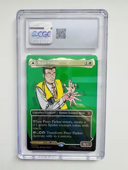 2025 Magic The Gathering Spider-Man The Amazing Spider-Man Peter Parker FOIL - Image 2