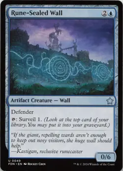 Rune-Sealed Wall U Foundations 49 LP-NM - Image 1