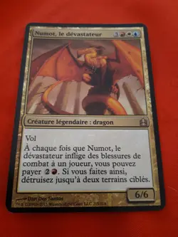 Numot the Devastator Devastator Commander Oversized Foil Card Magic MTG VF FR - Image 1