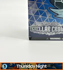 POKEMON CENTER TCG SCARLET & VIOLET STELLAR CROWN ELITE TRAINER BOX ETB - Image 3