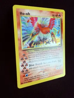 2001 Ho-oh 07/64 - Neo Revelation - Holo Rare Vintage Pokemon TCG WoTC - Image 2