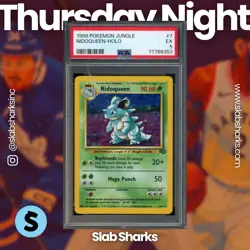 1999 POKEMON JUNGLE #7/64 NIDOQUEEN PSA 5 - Image 1