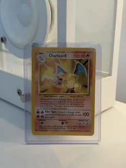 Pokemon TCG Charizard Base Set Holo Unlimited Rare - Image 1