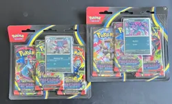 Pokemon Phantasmal Flames ME02 -Set of 2- Sneasel/Weavile 3-Pack Blister Sealed - Image 1