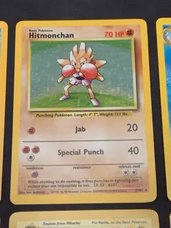 Vintage Holo Rare Pokemon Cards WOTC 1999 Base Set, Fossil, Jungle MP/HP Raichu - Image 3