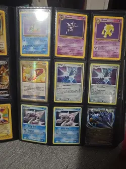 Pokemon Collection Binder lot over 200 cards Vintage Mid Era Look Read - Image 3
