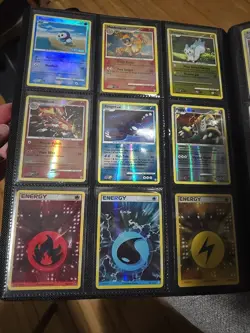Pokemon Collection Binder lot over 200 cards Vintage Mid Era Look Read - Image 4